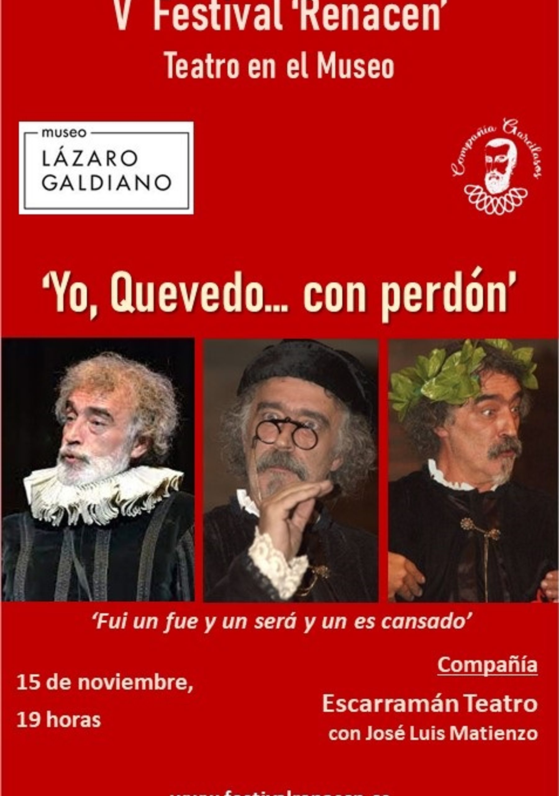 Yo, Quevedo, con perdón