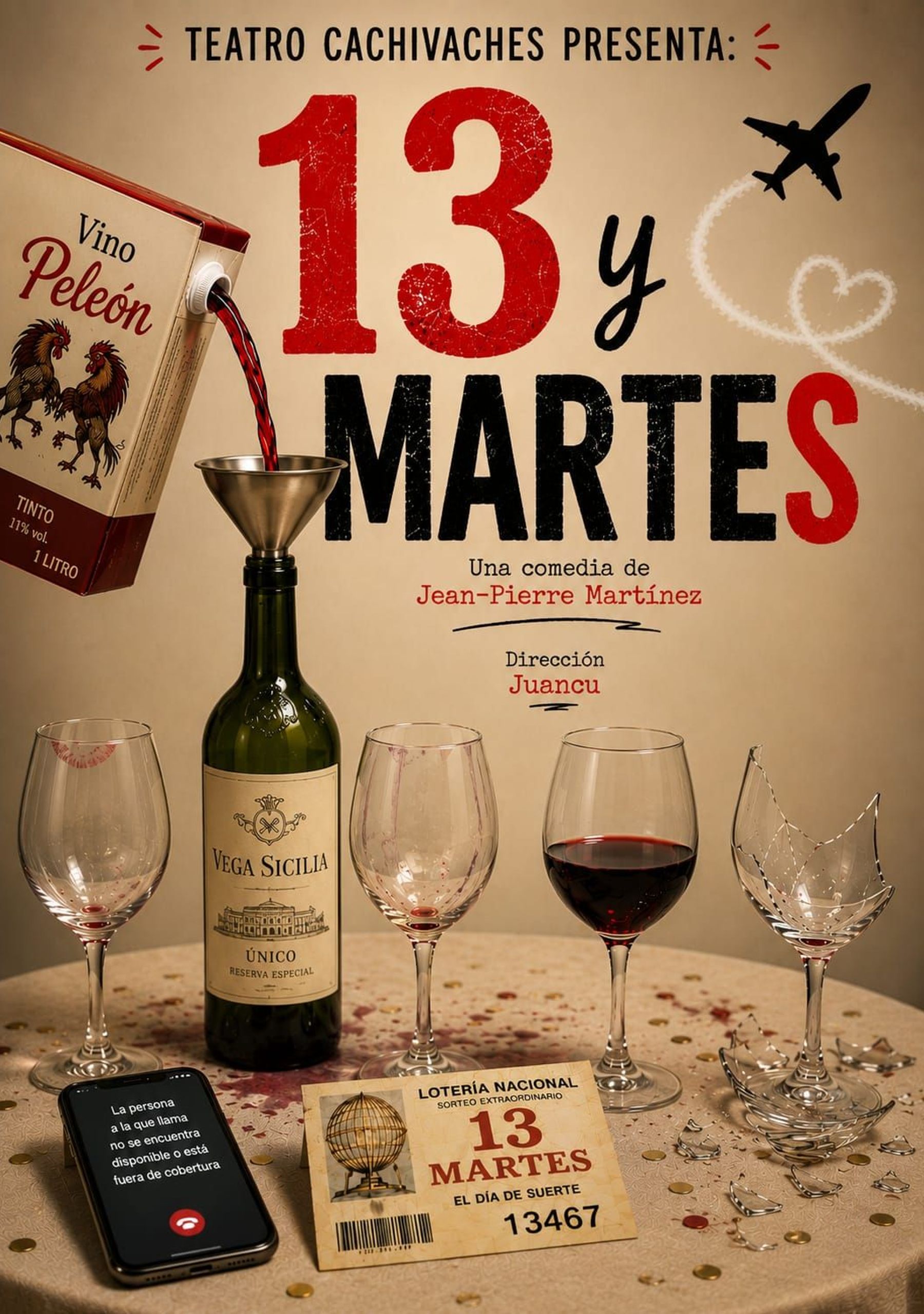 13 y martes