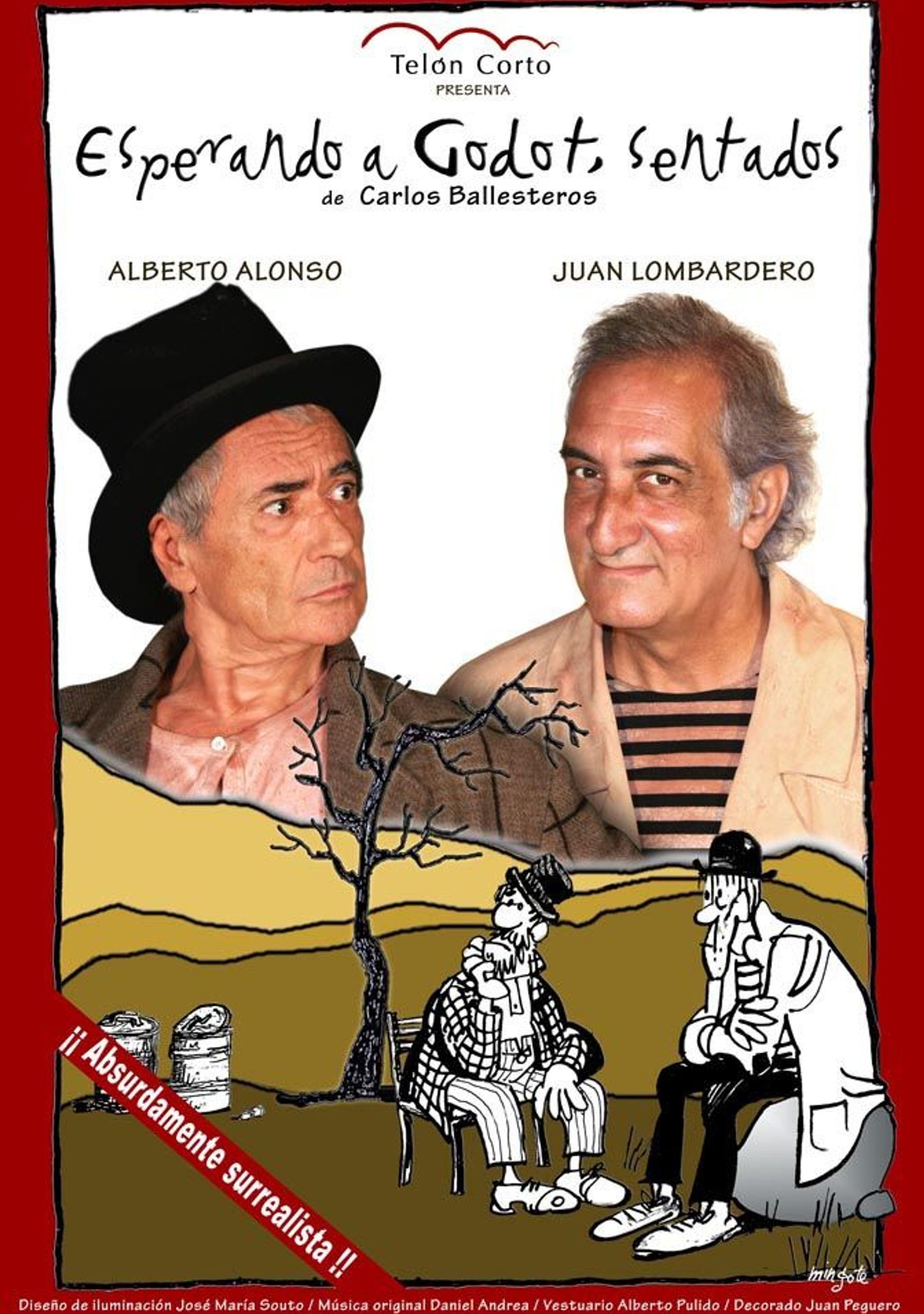 Esperando a Godot, sentados