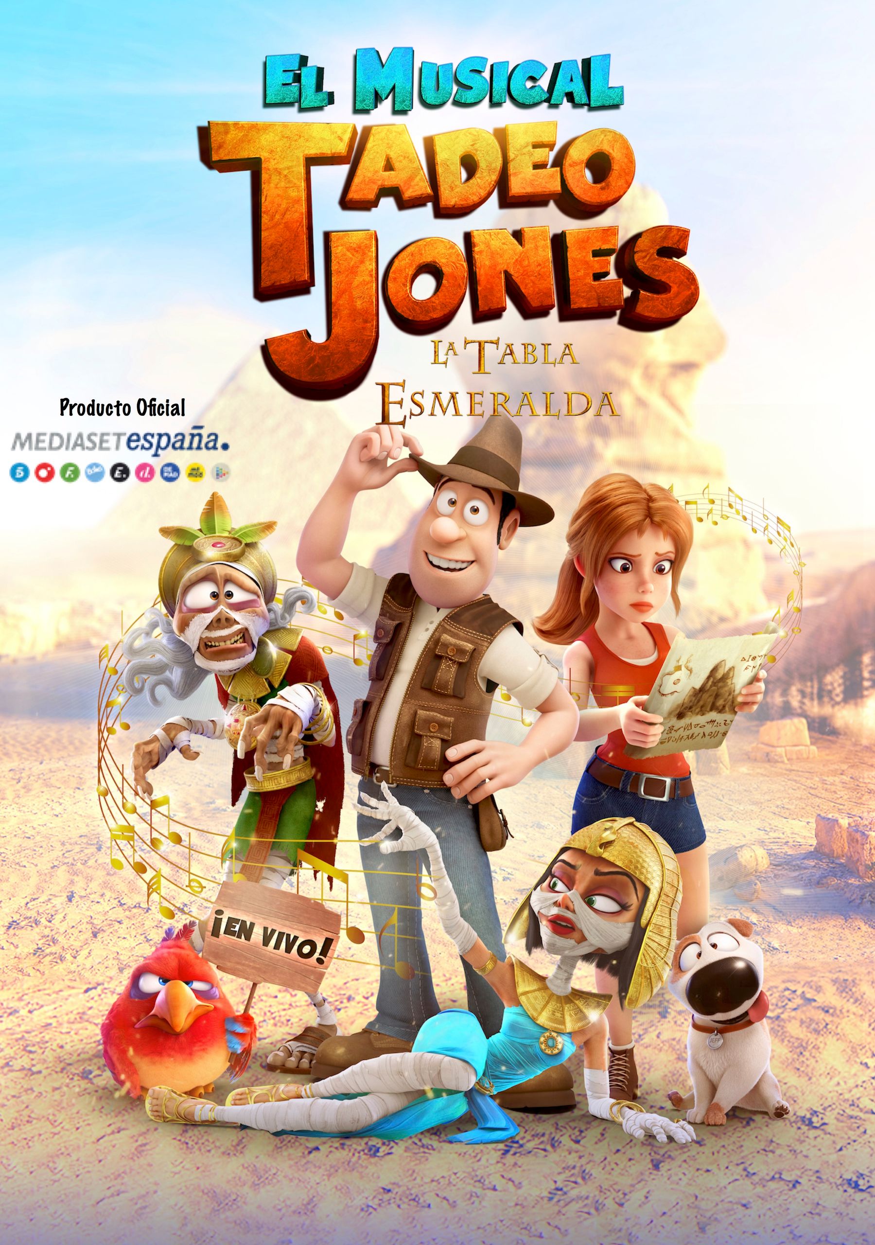 Tadeo Jones. La tabla esmeralda. El musical