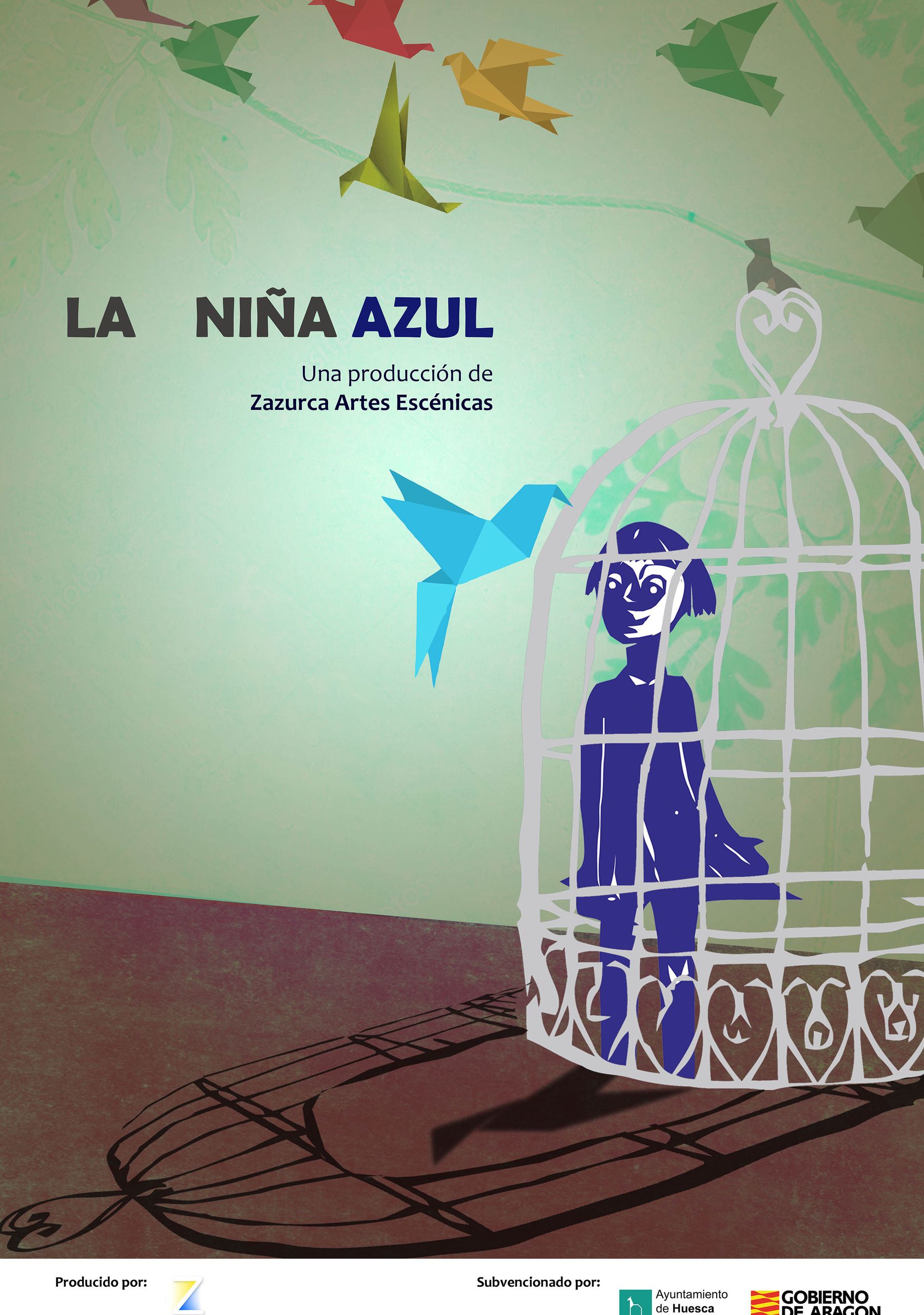 La niña azul
