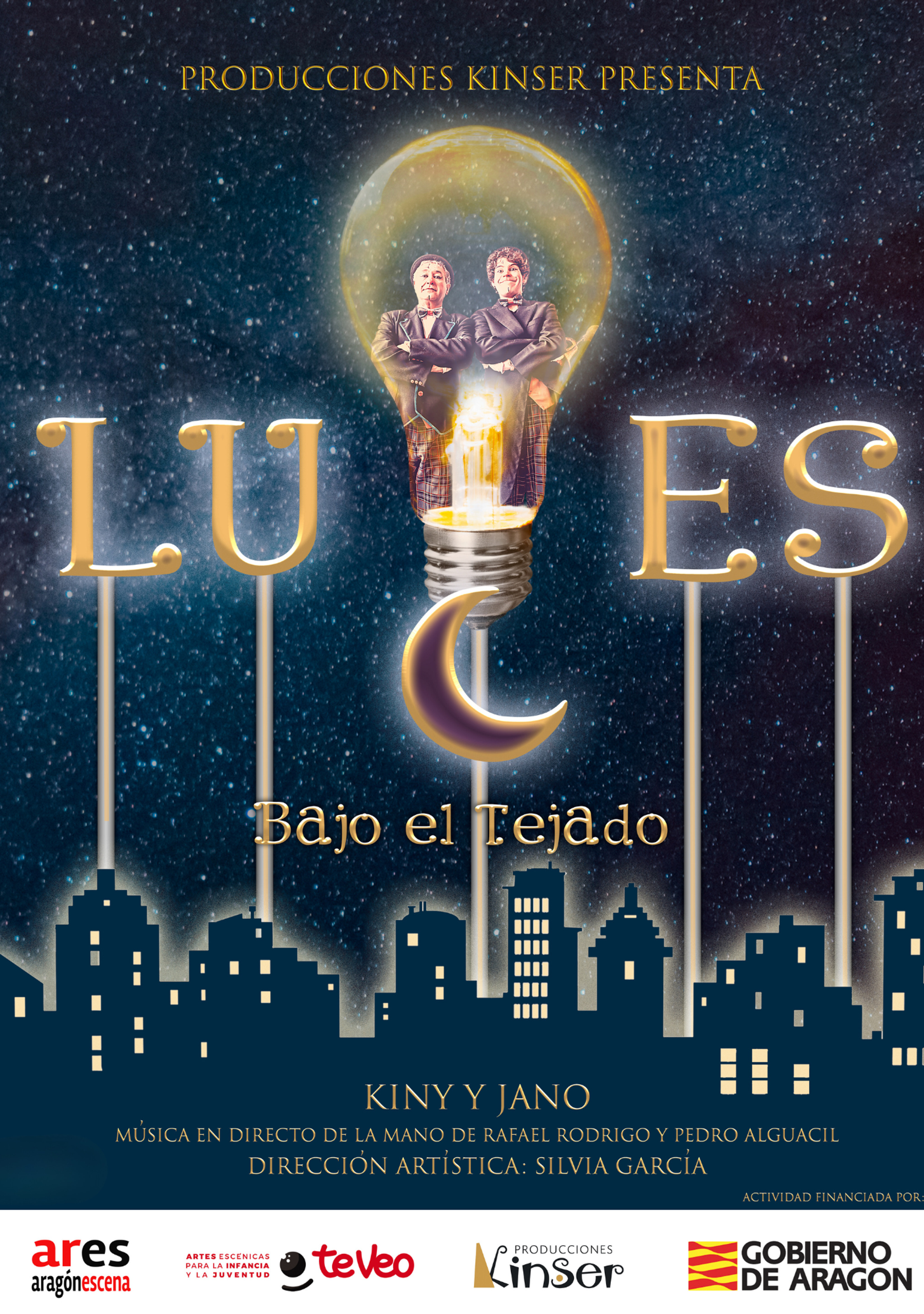Luces bajo el tejado