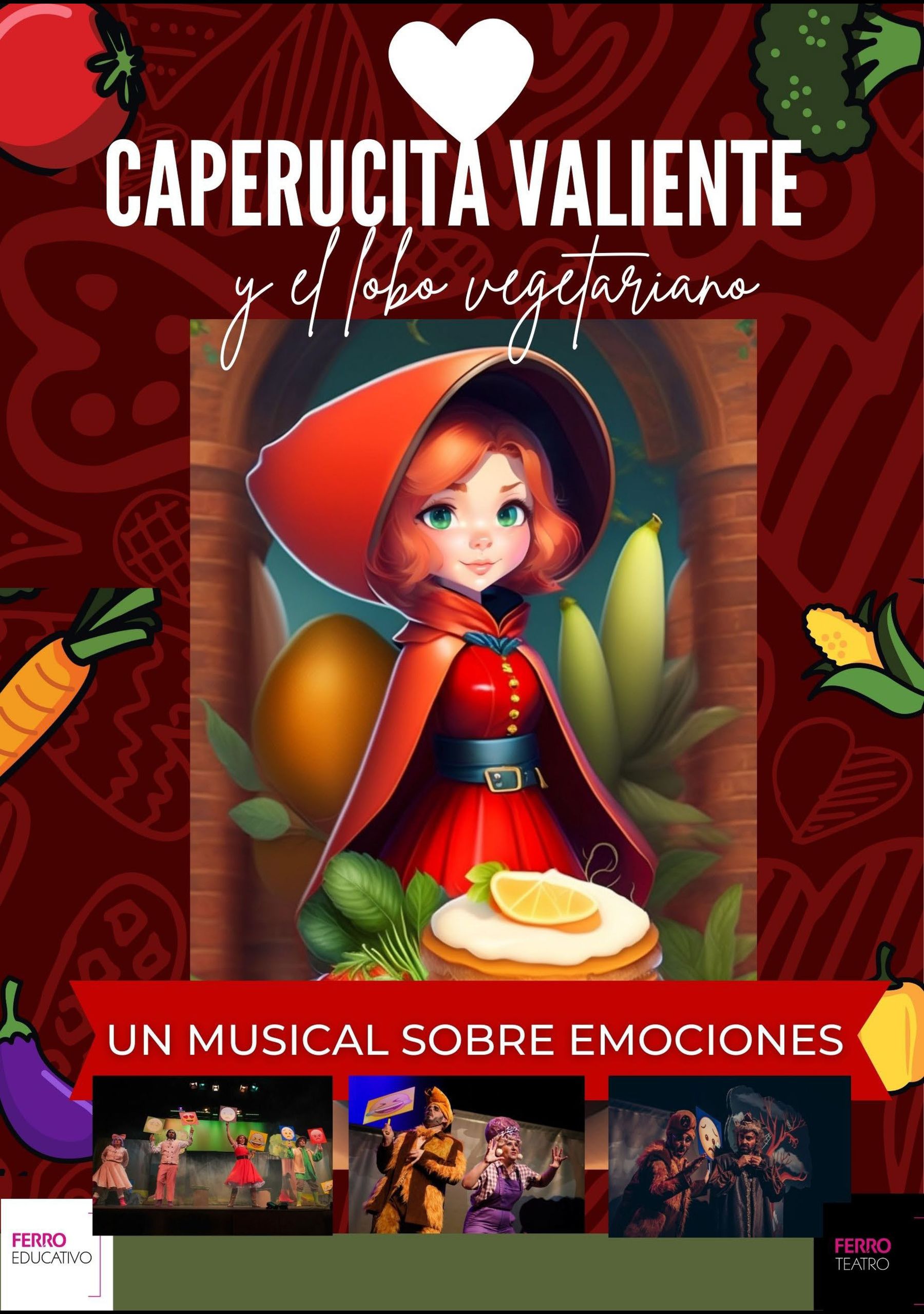 Caperucita Valiente y el lobo vegetariano