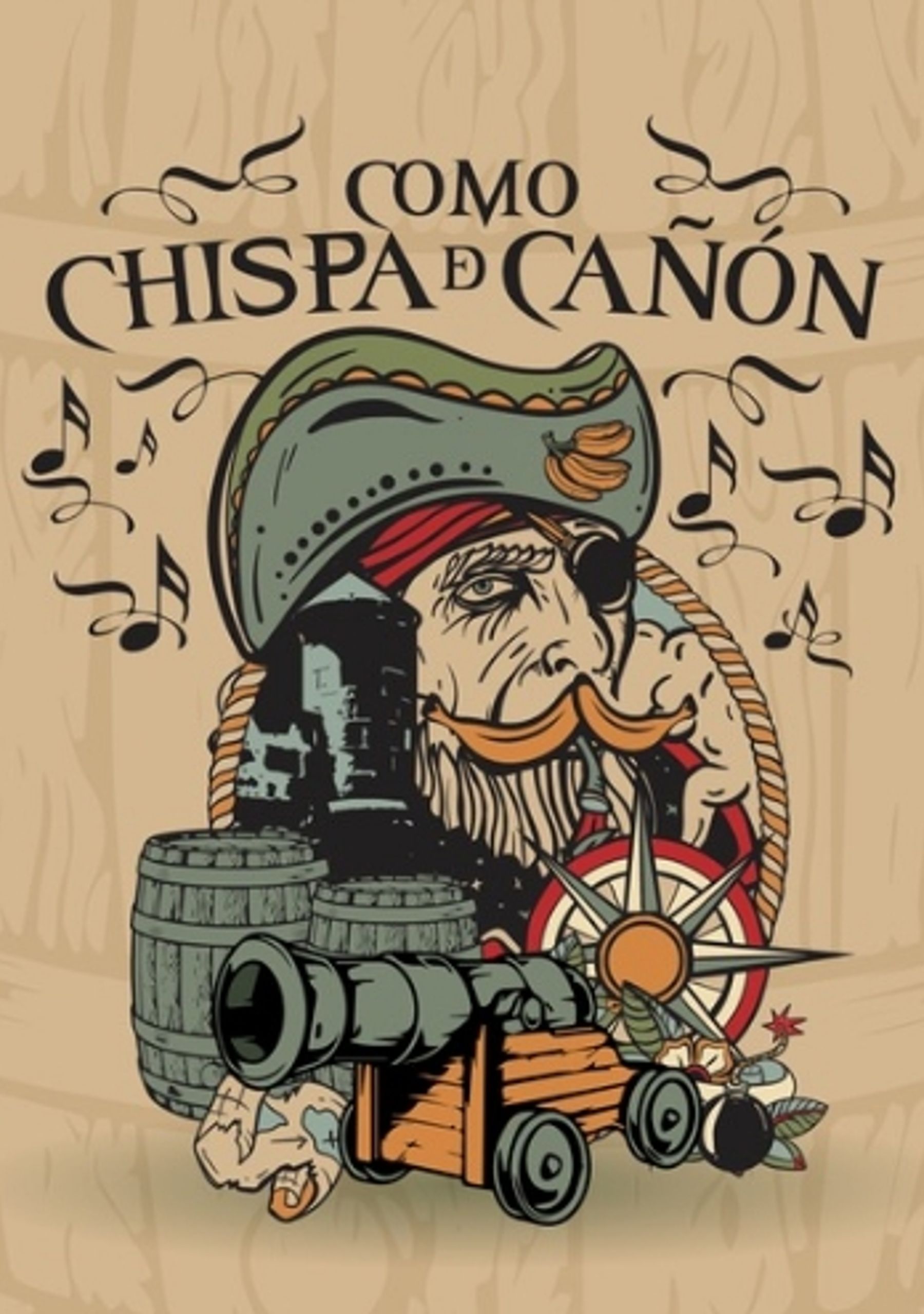 Como chispa de cañón
