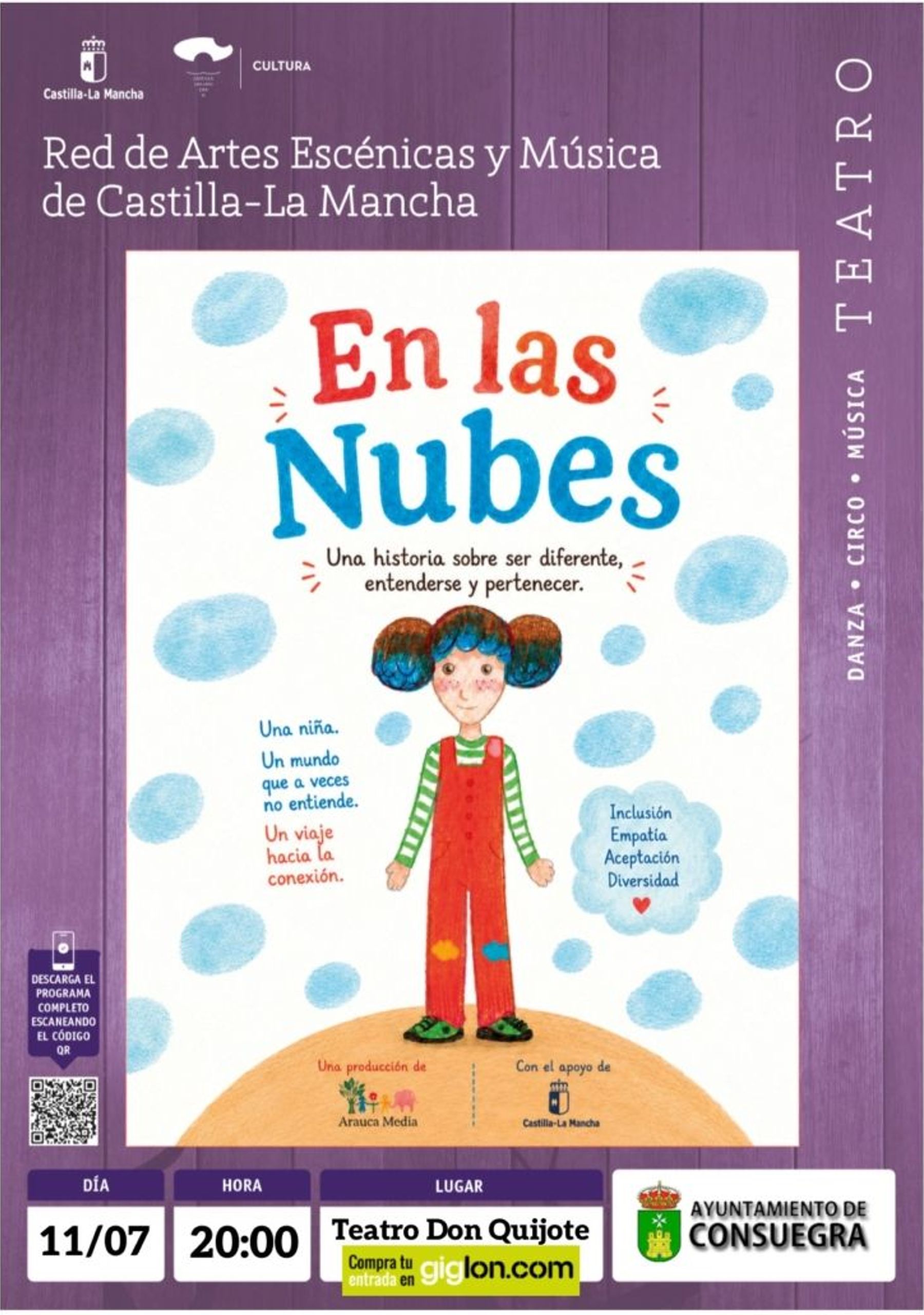 En las nubes