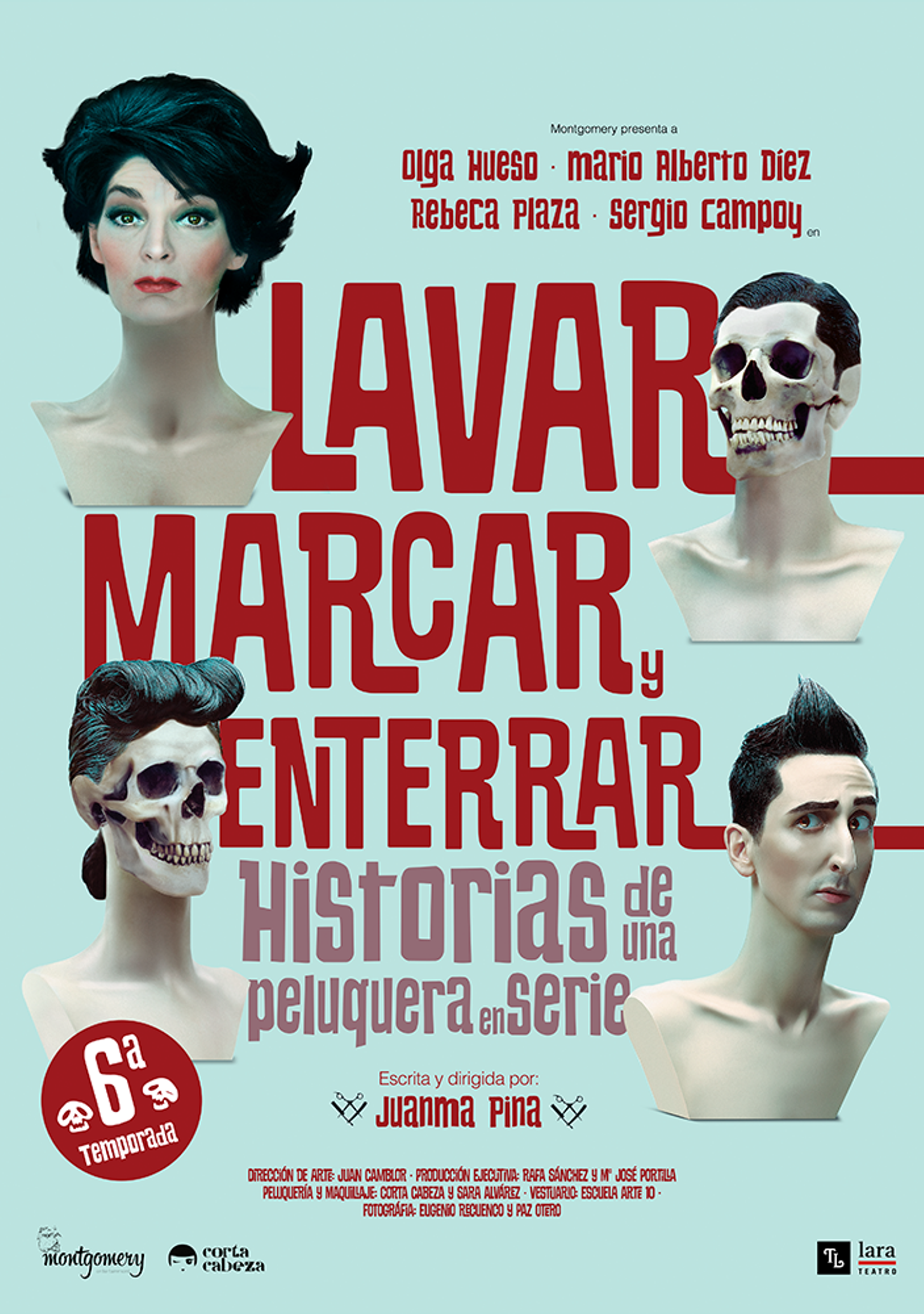Lavar, marcar y enterrar