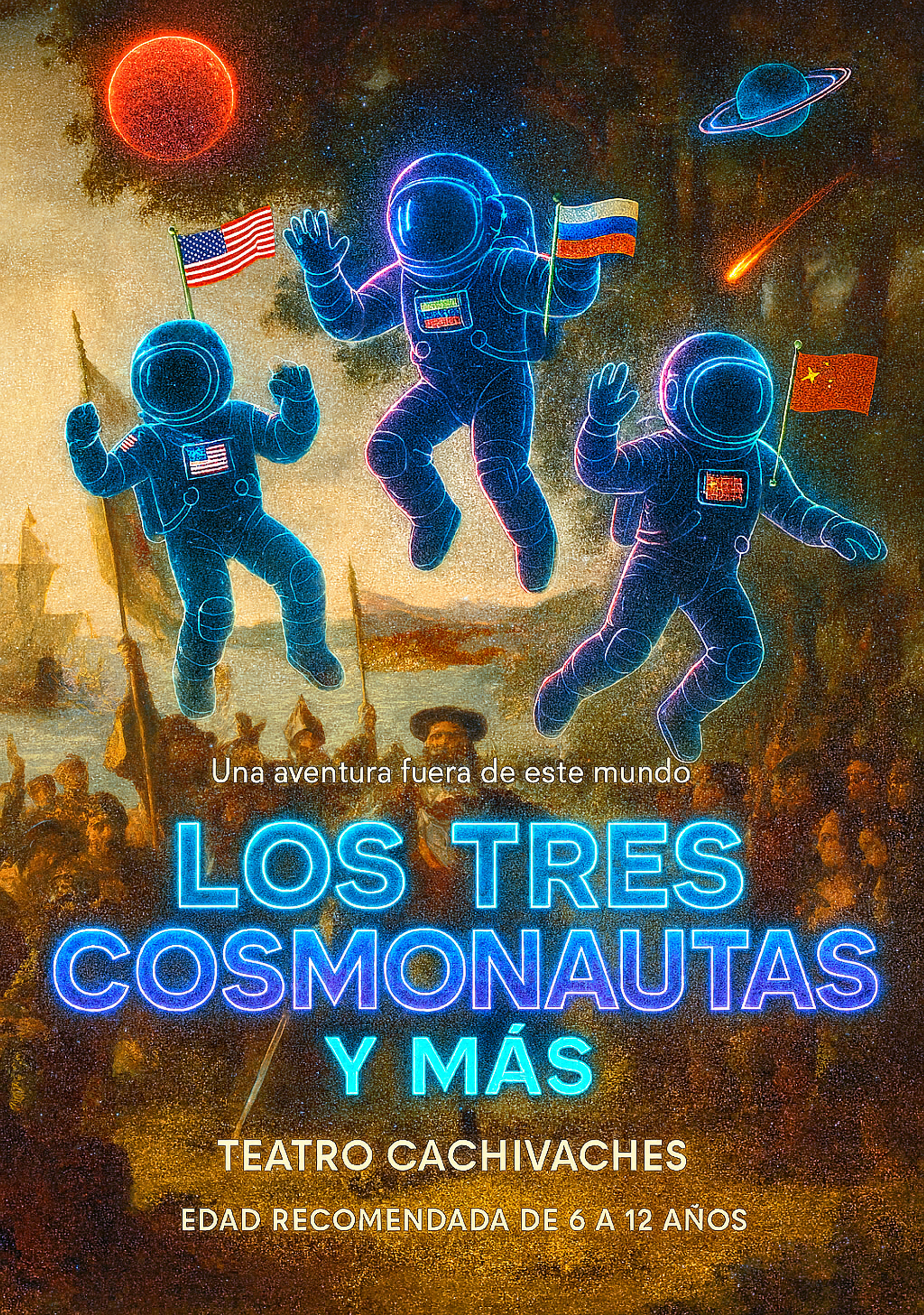 Los tres cosmonautas y más...