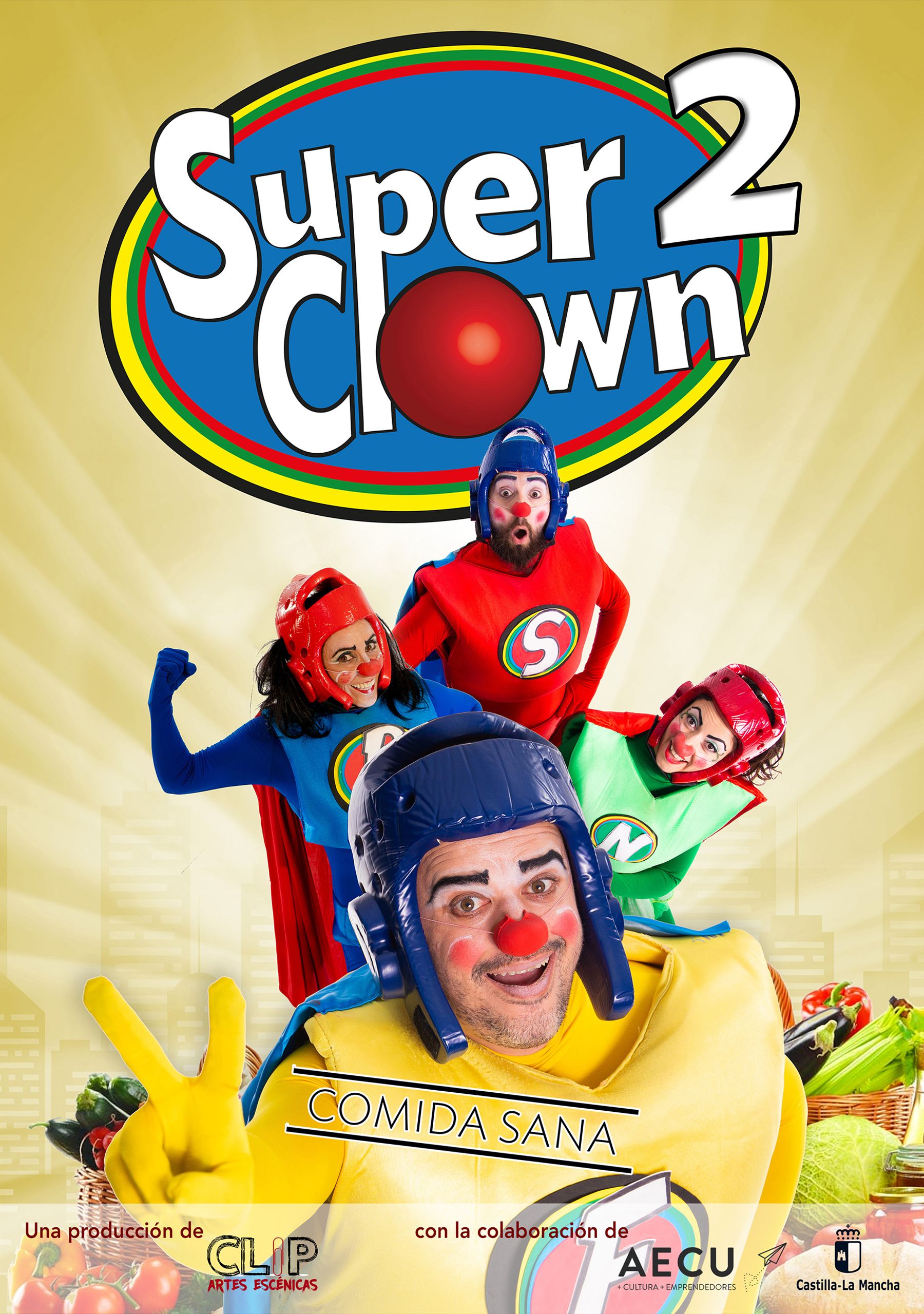 Superclown 2 comida sana