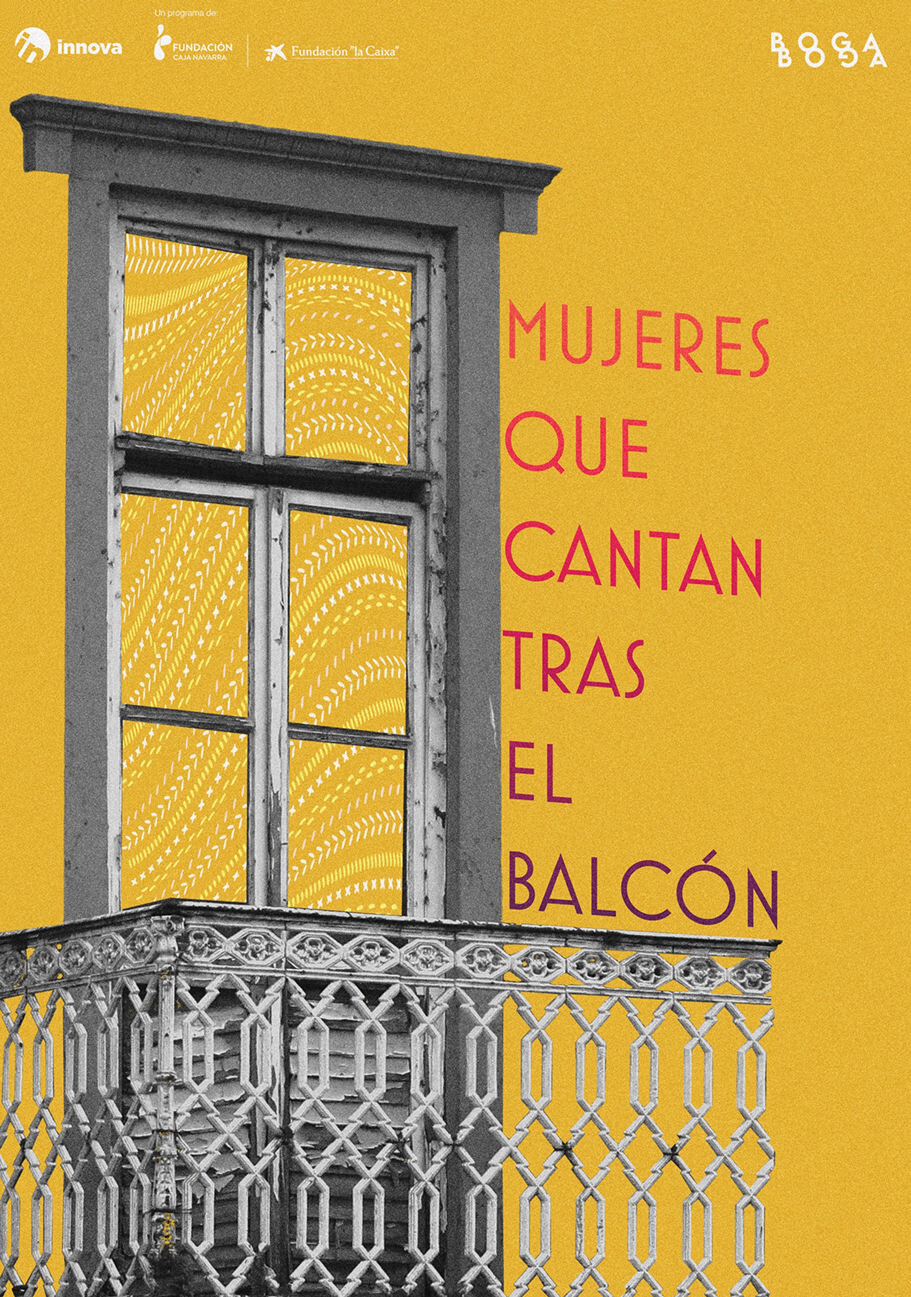Mujeres que cantan tras el balcón