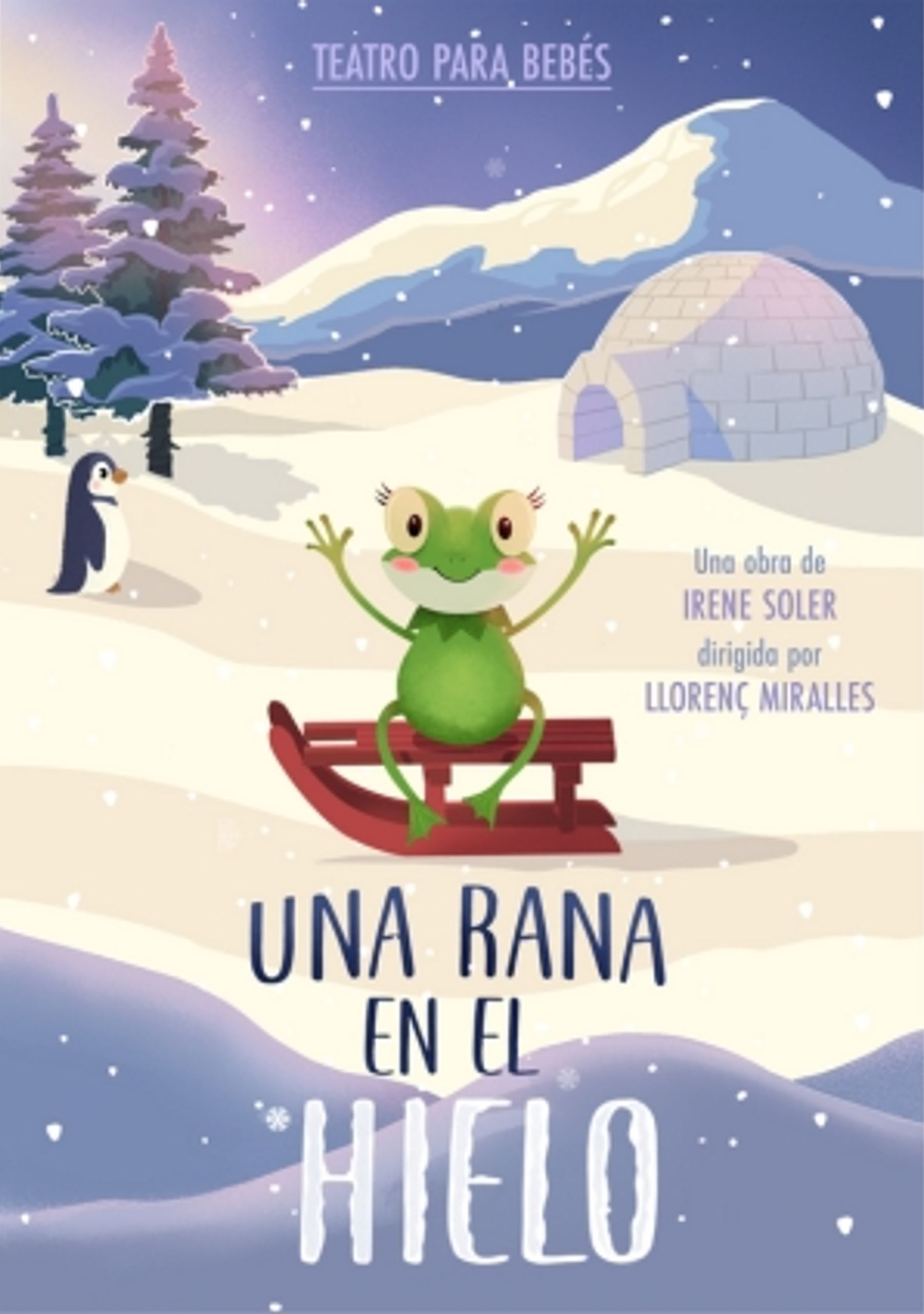 Una rana en el hielo