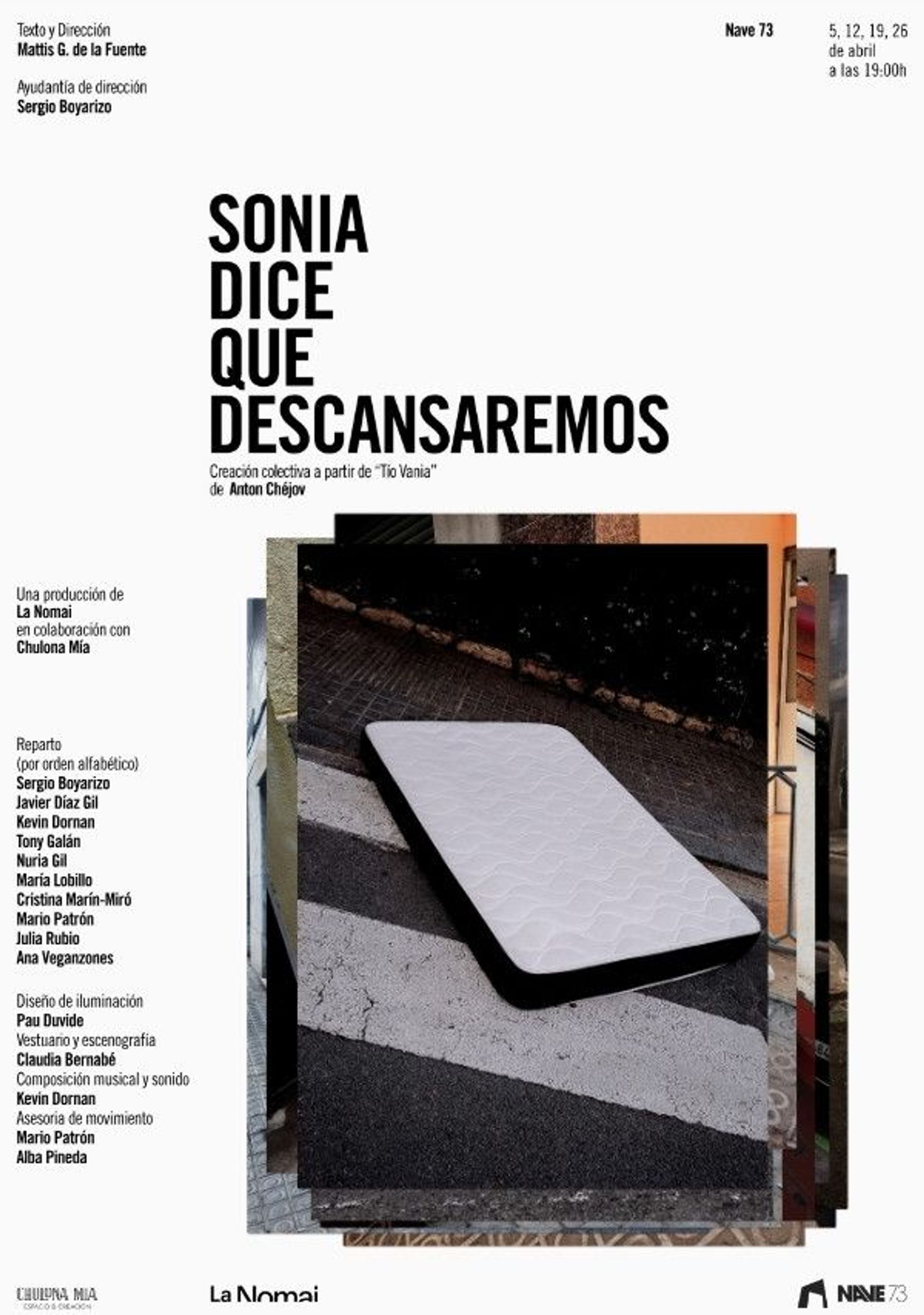 Sonia dice que descansaremos