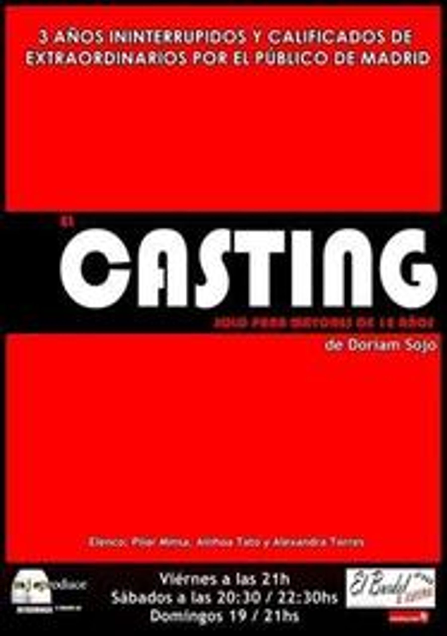 El casting para mayores de 18 años