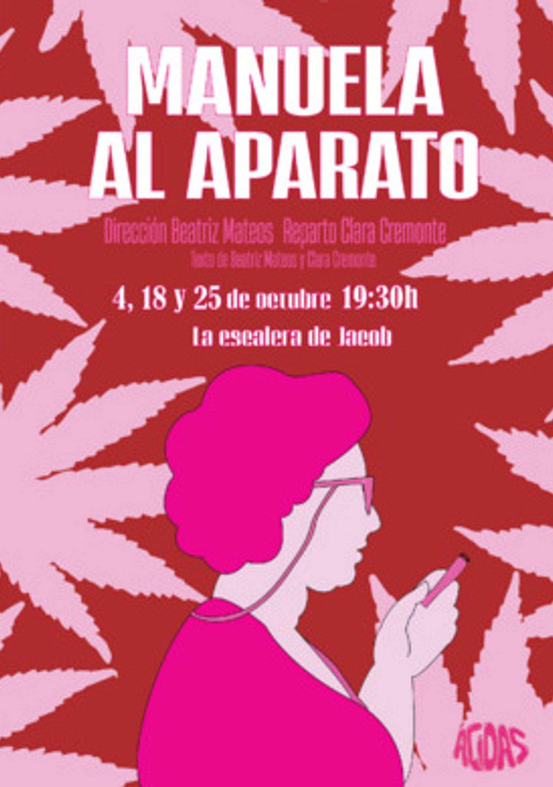 Manuela al aparato