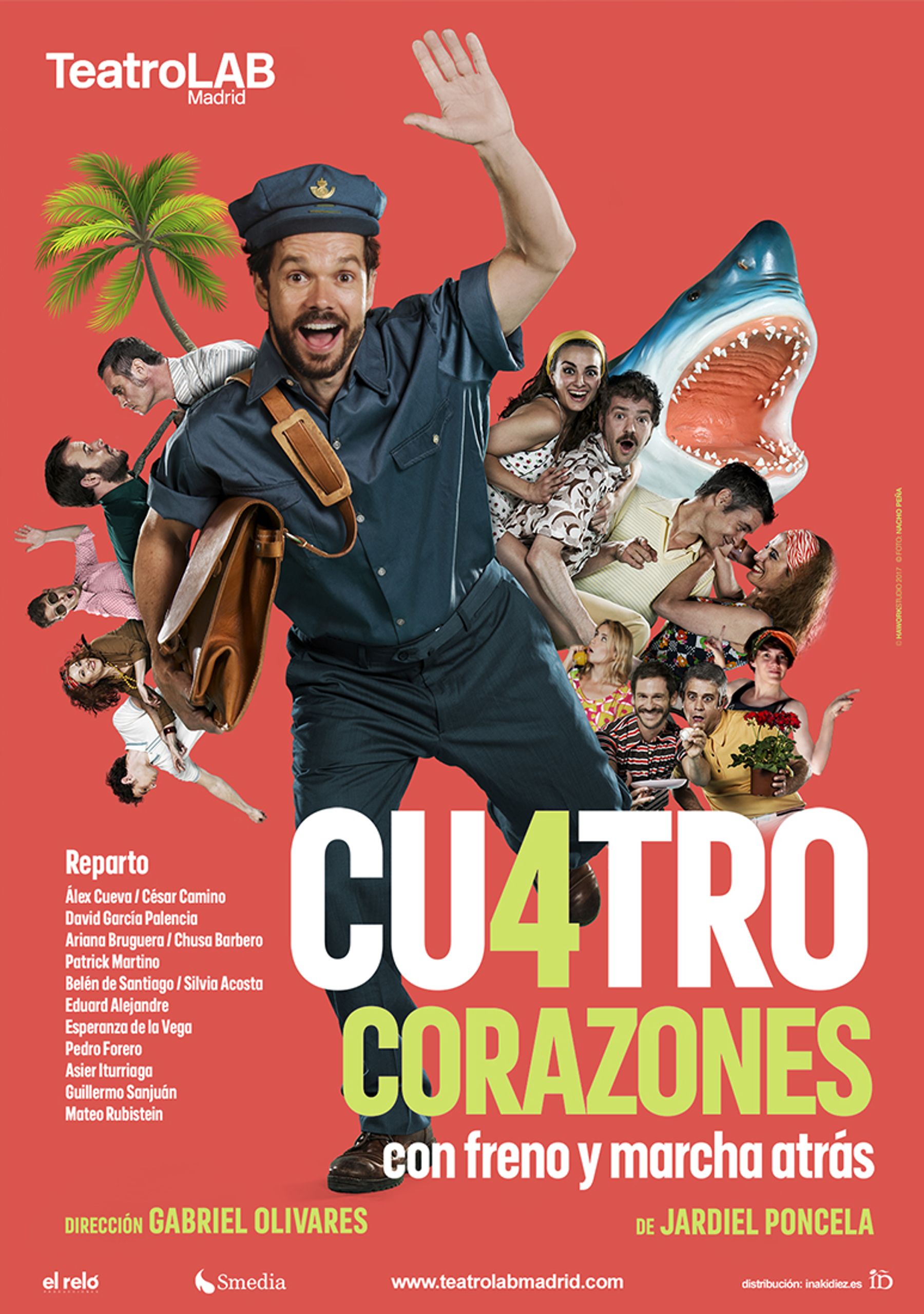 Cuatro corazones con freno y marcha atrás