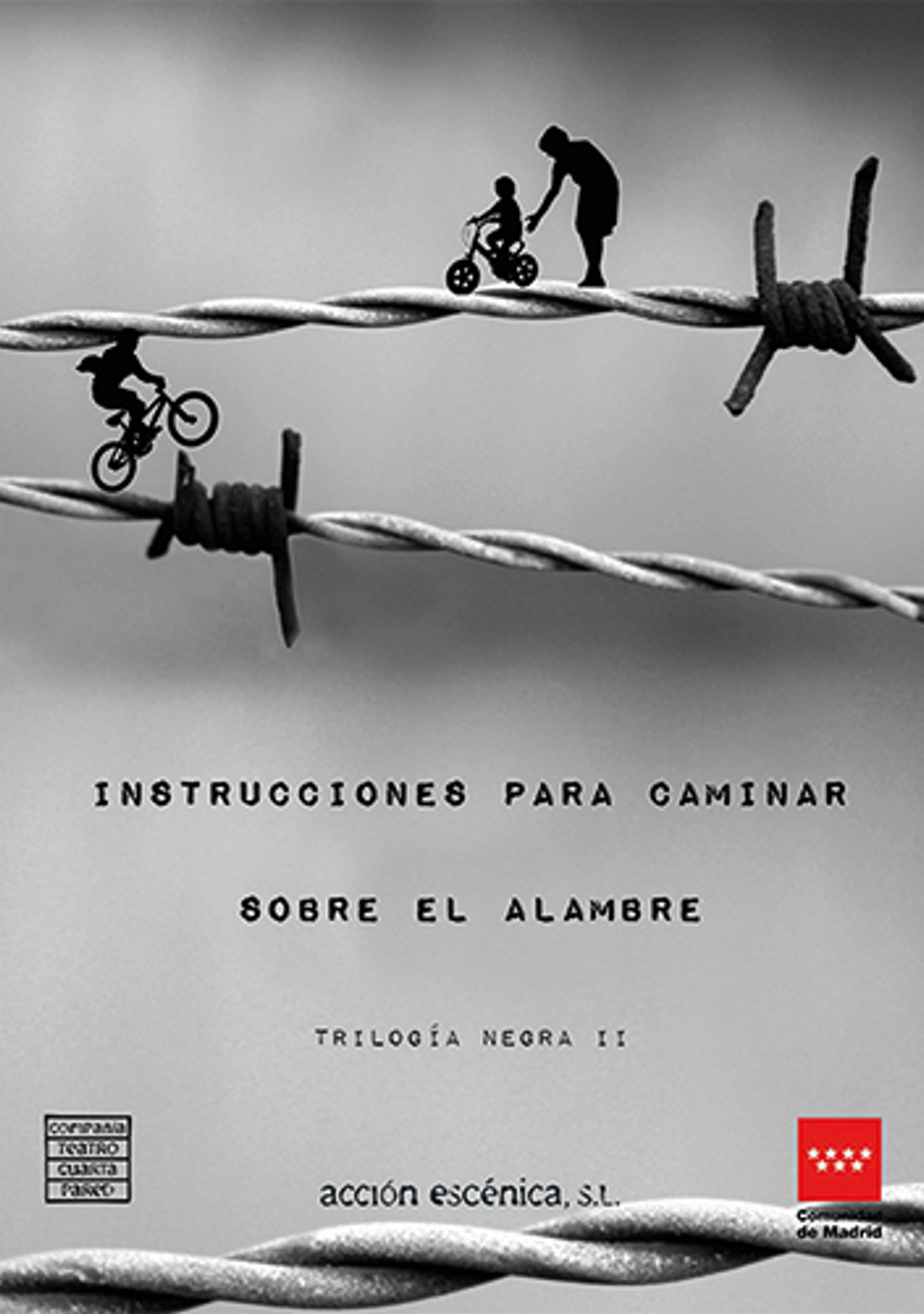 Instrucciones para caminar sobre el alambre