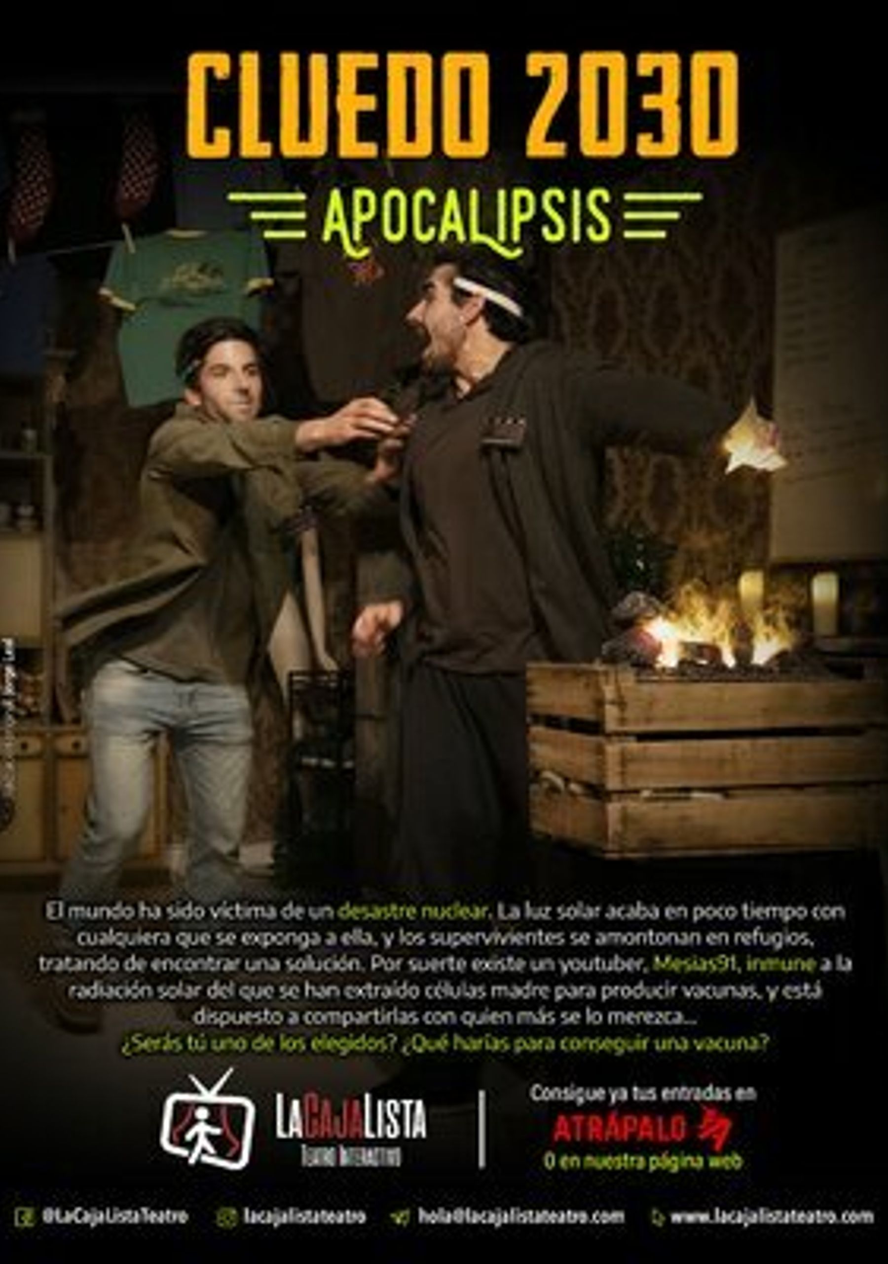Apocalipsis Nuclear. Cluedo Interactivo