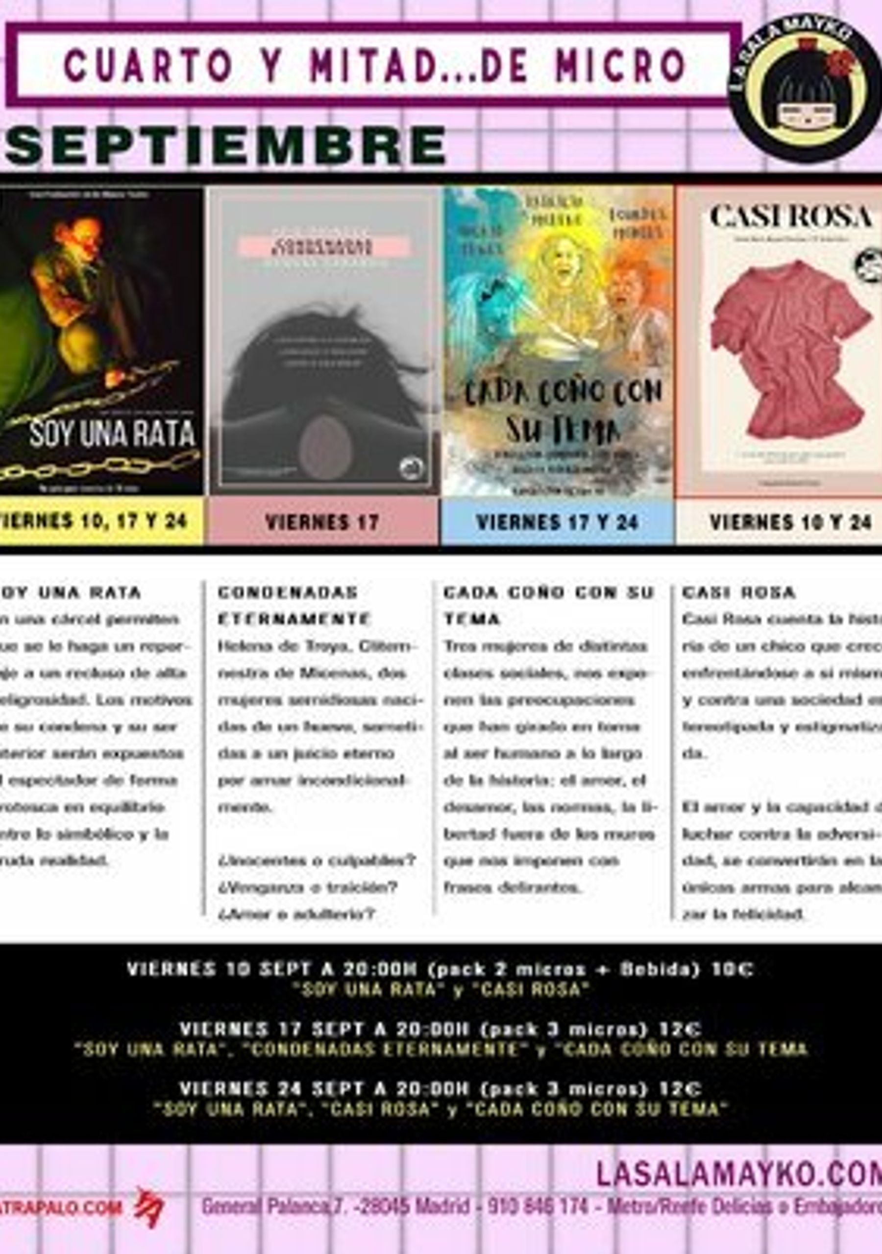 Cuarto y mitad de micro