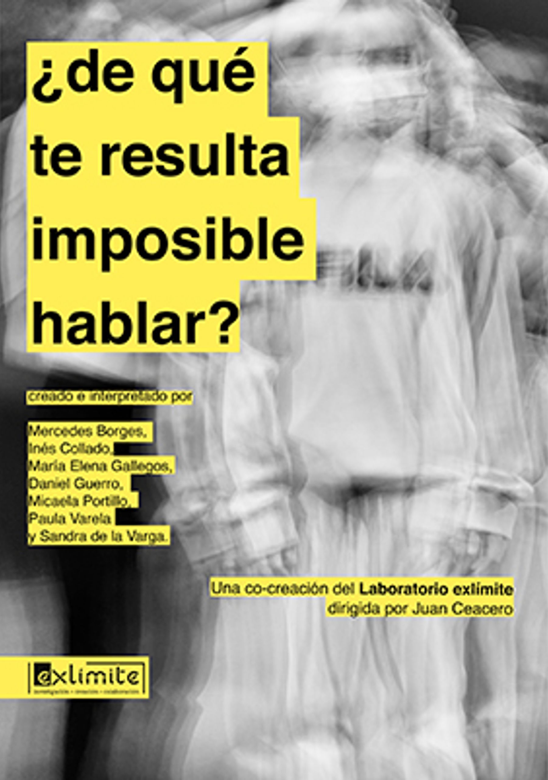 ¿De qué te resulta imposible hablar?