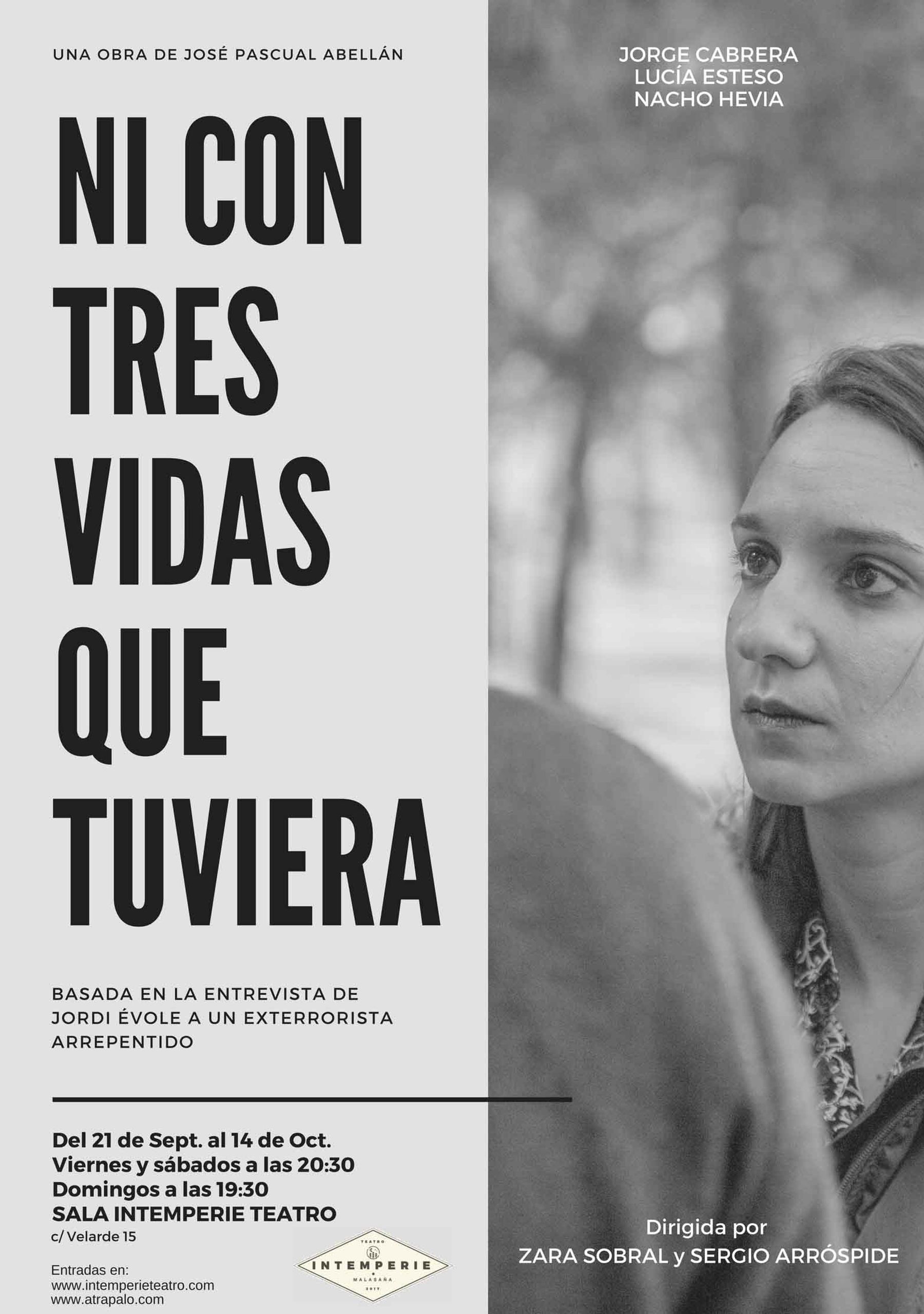 Ni con tres vidas que tuviera