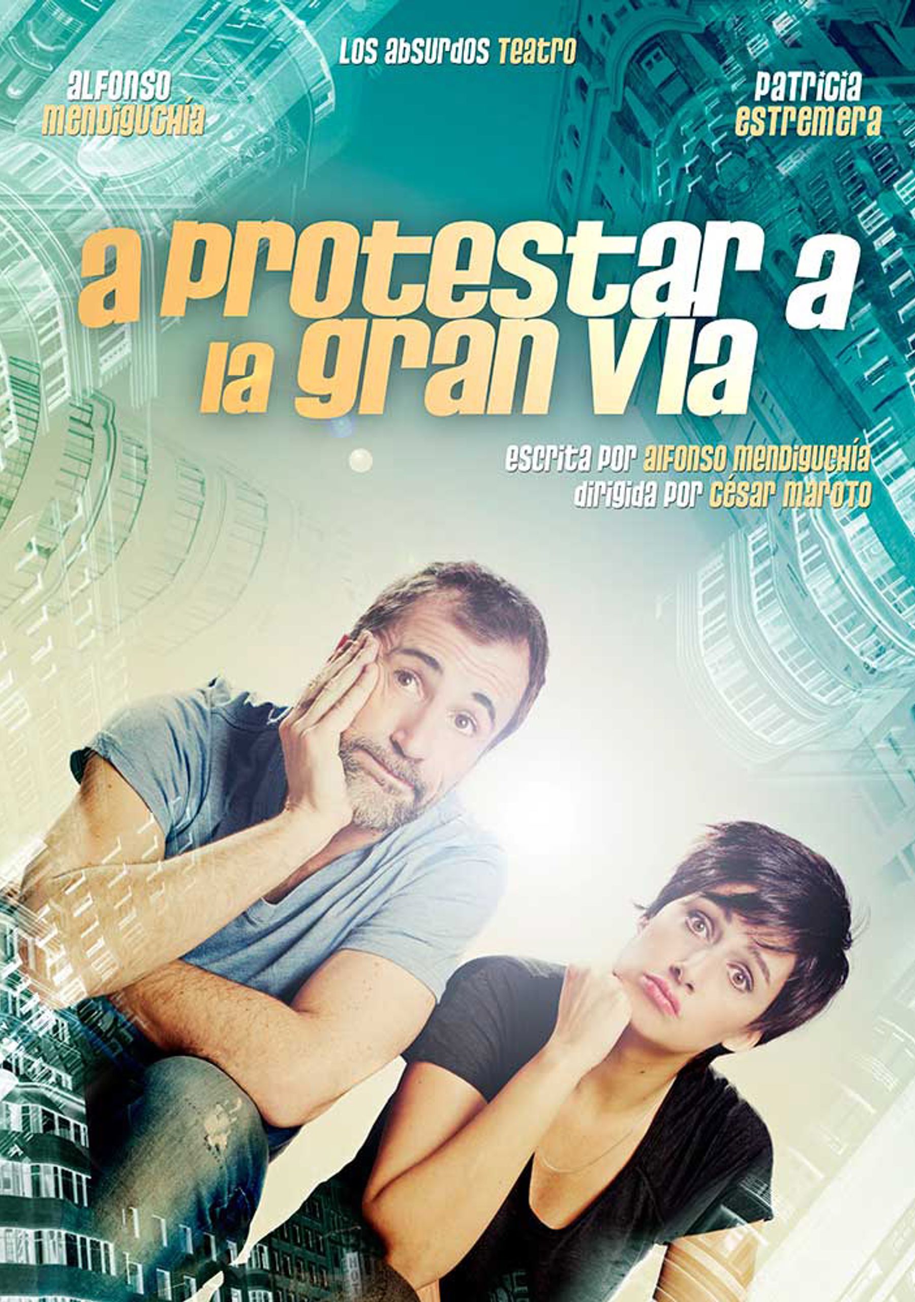 A protestar a la Gran Vía