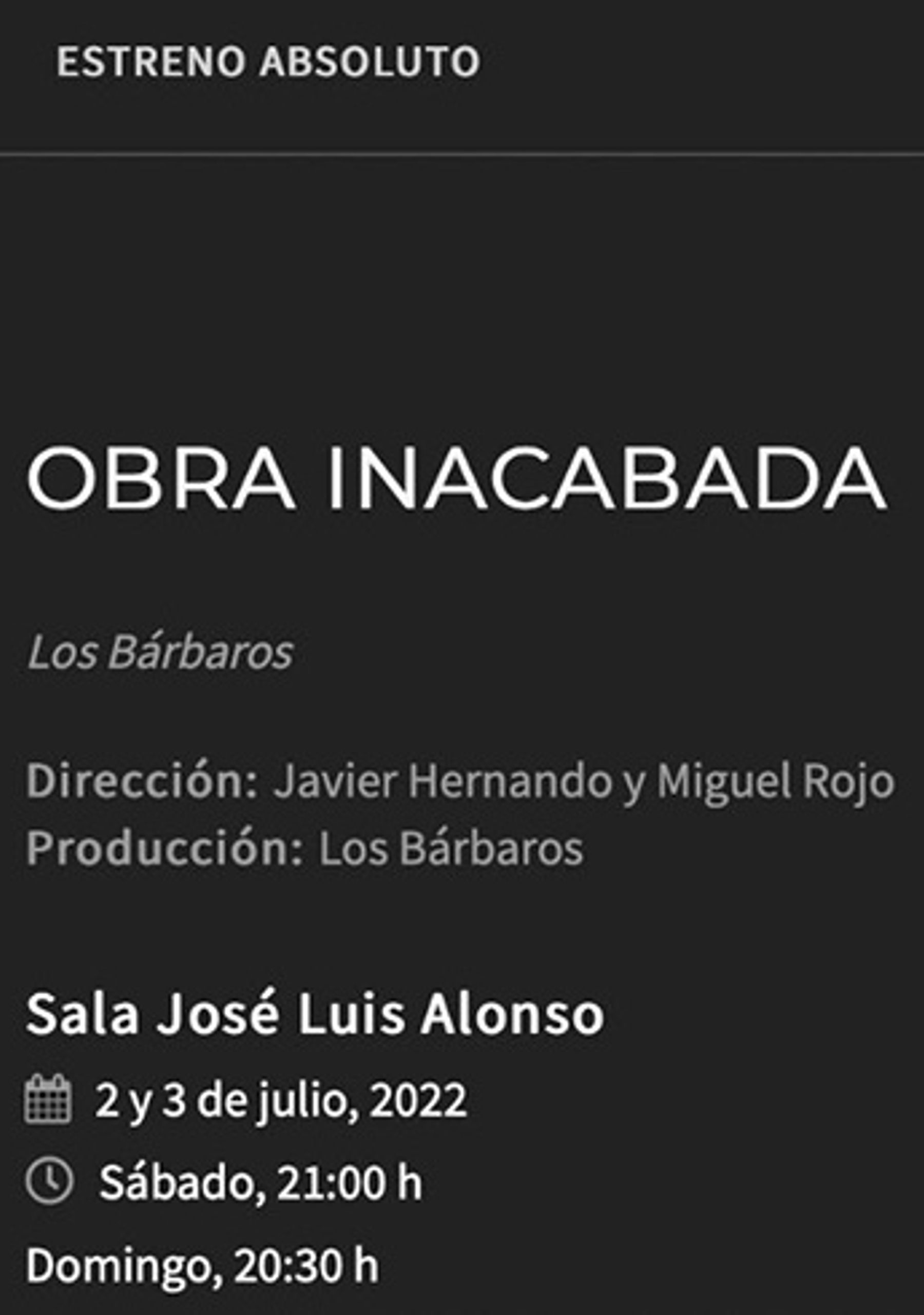 Obra inacabada