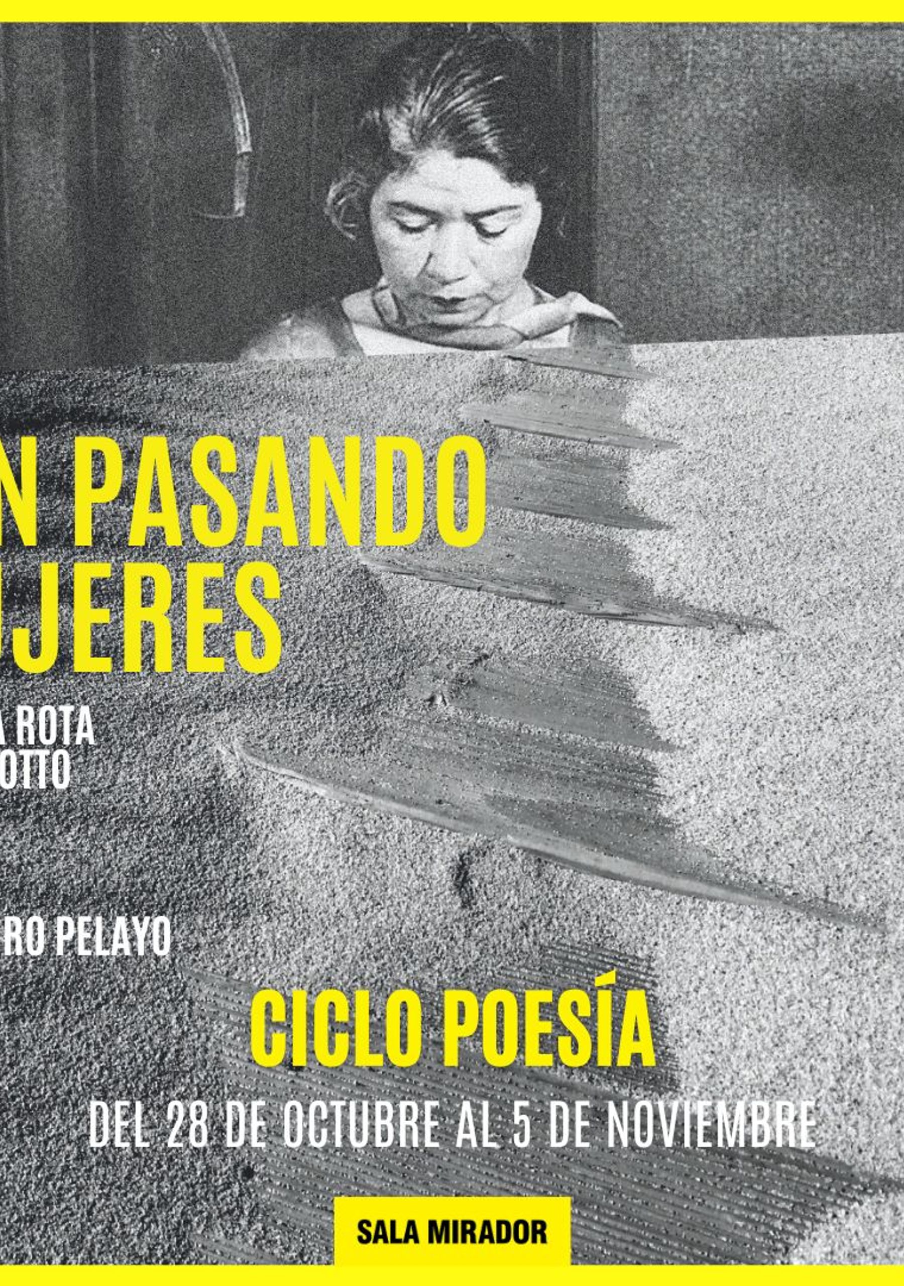 Van pasando mujeres