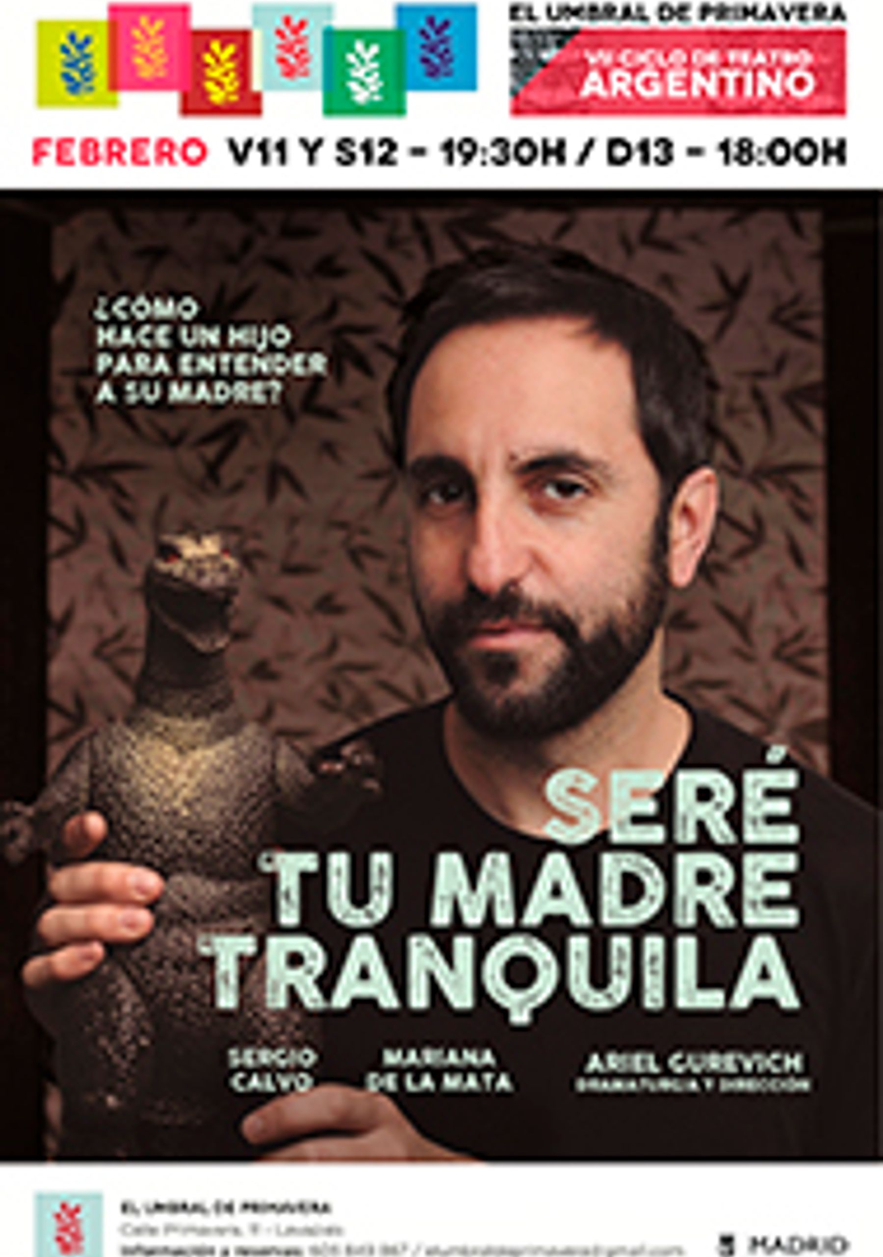 Seré tu madre tranquila