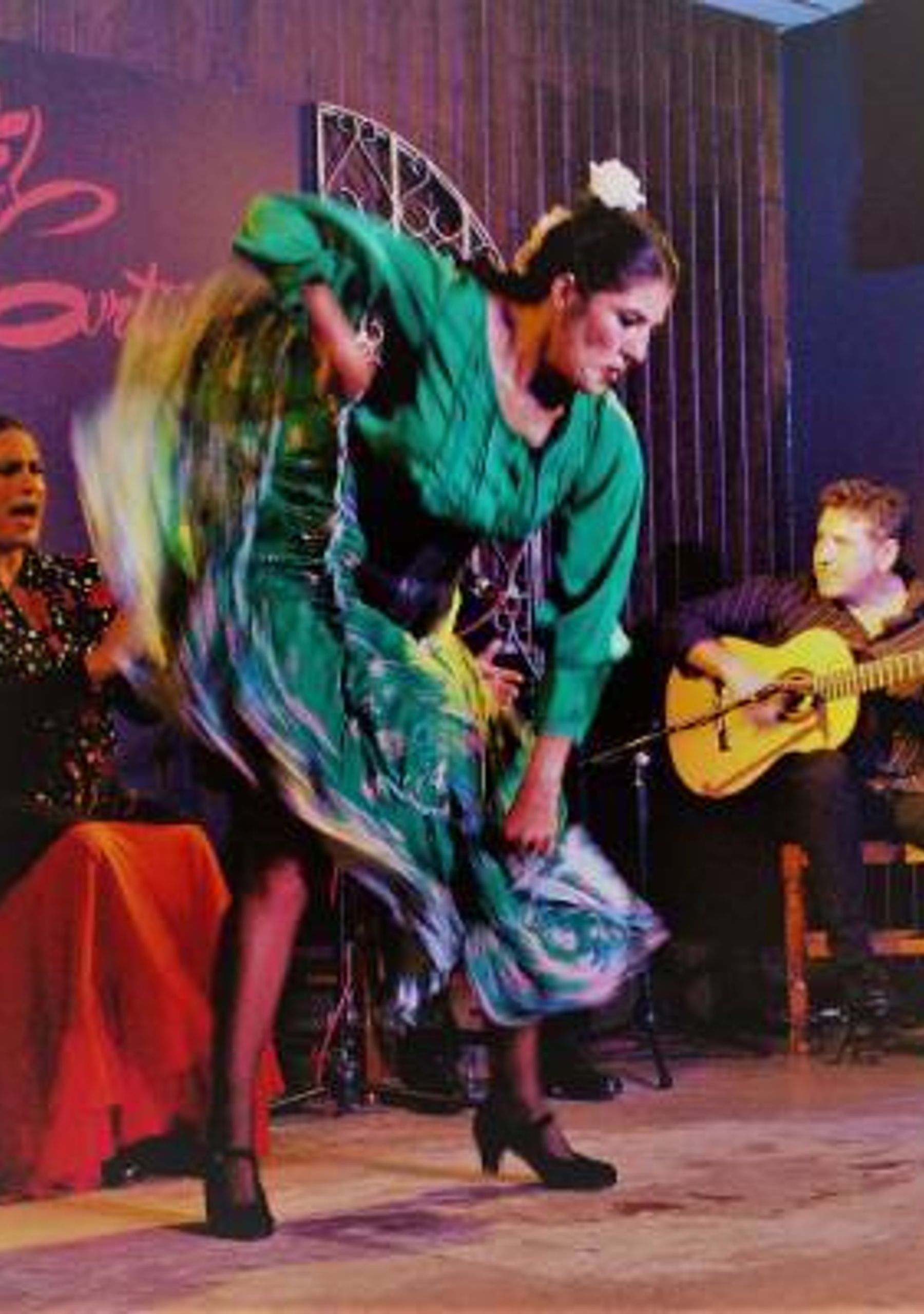 Espectáculo de flamenco con copa