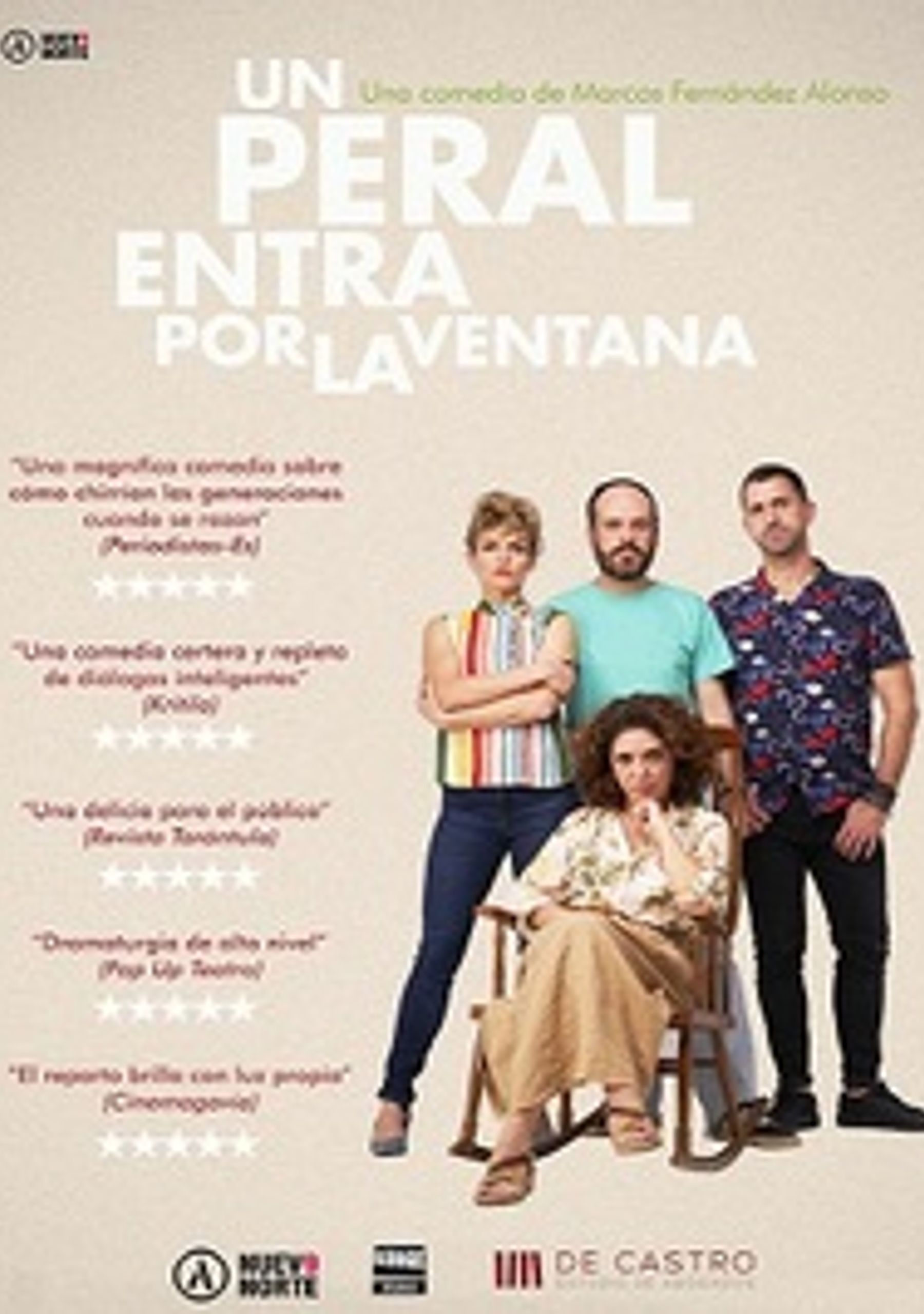 Un peral entra por la ventana