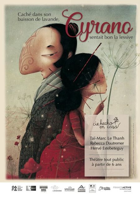Cyrano "Detrás de una lavanda en flor, Cyrano, escondido, tenía muy buen olor"