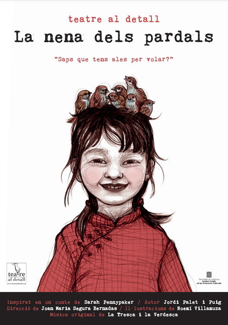 La niña de los gorriones