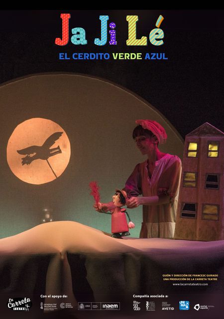 Jajilé, el cerdito verde azul