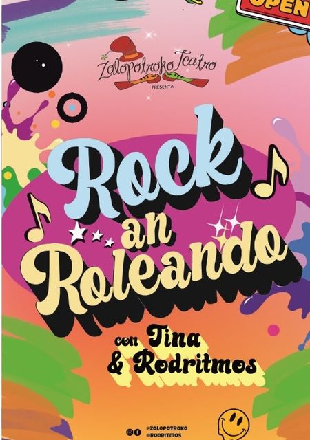 RockanRoleando con Tina y Rodritmos en el andamio