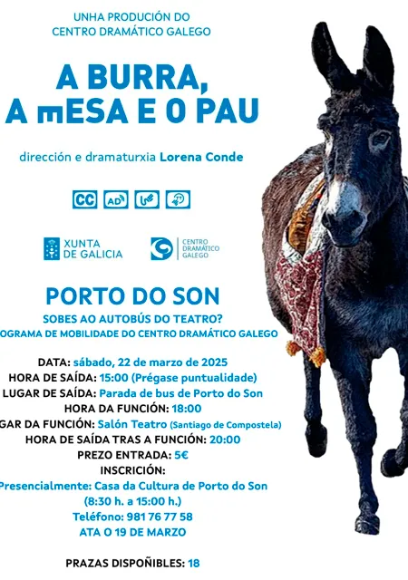 A burra, a mesa e o pau