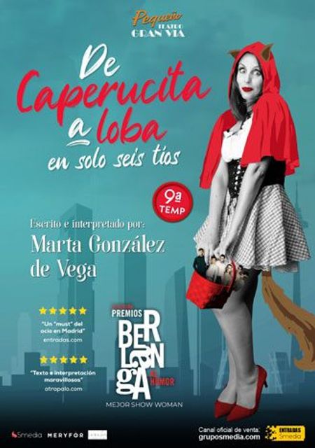 De Caperucita a loba en solo seis tíos