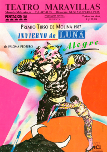 Invierno de luna alegre