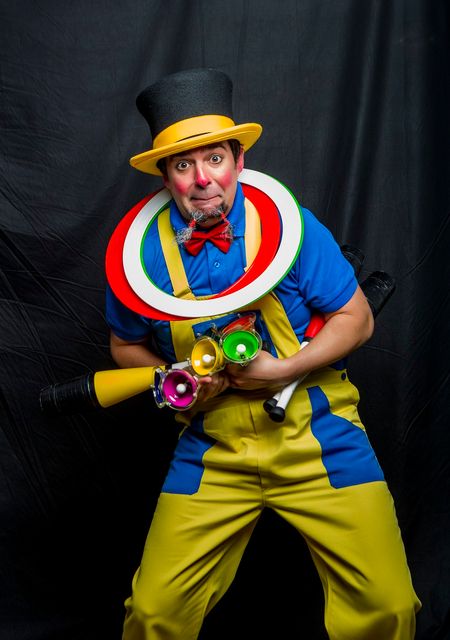 El payaso circo mudo a todo color