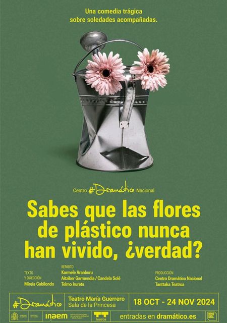 Sabes que las flores de plástico nunca han vivido, ¿verdad?