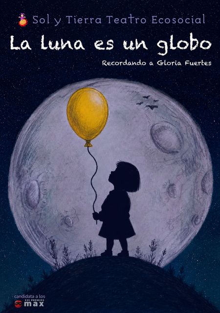 La luna es un globo.