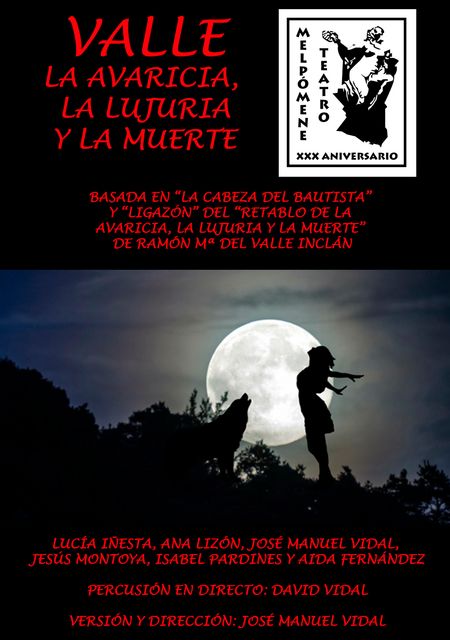 Valle, la avaricia, la lujuria y la muerte