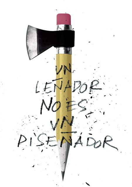 Un leñador no es un diseñador