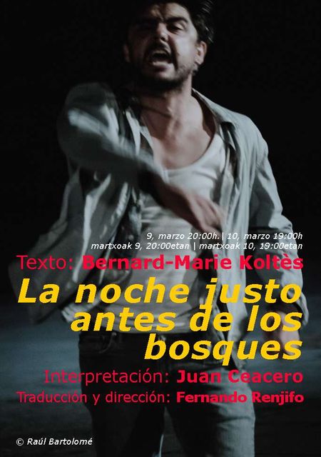 La noche justo antes de los bosques