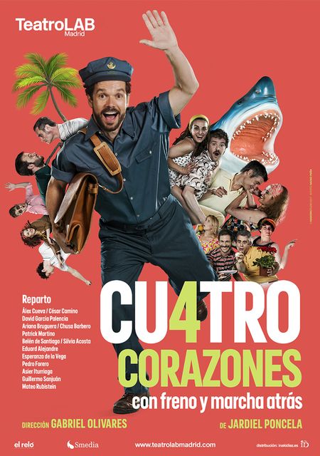 Cuatro corazones con freno y marcha atrás