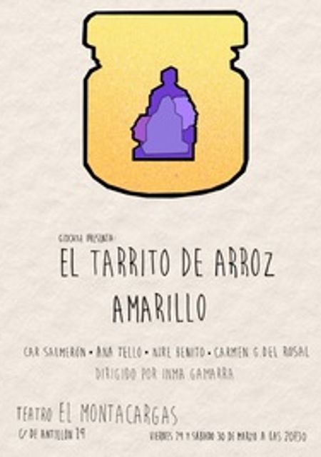 El tarrito de arroz amarillo
