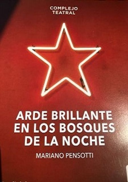 Arde brillante en los bosques de la noche